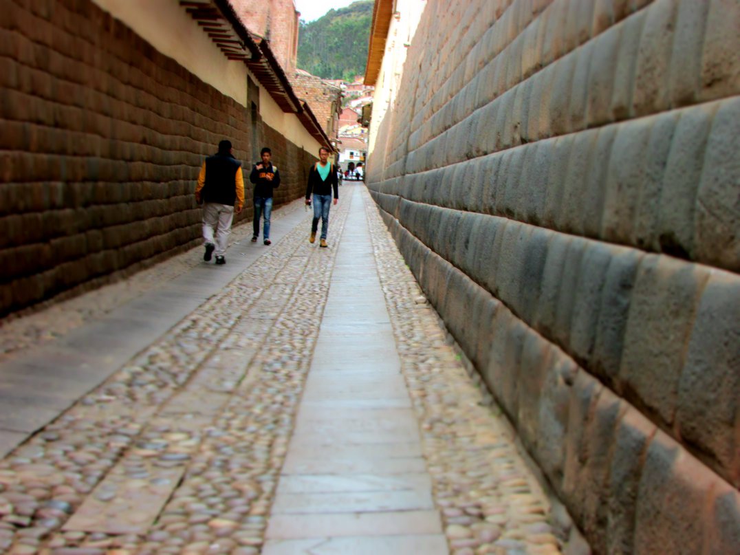 Old Inca Stone Alley 